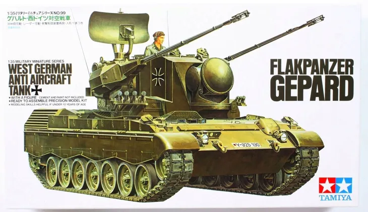 1-35-tamiya-35099-flakpanzer-gepard-model-zestawu-plot-kod-producenta-35099