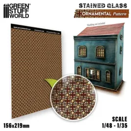 ornamental-pattern-stained-glass-witraze-156x219mm