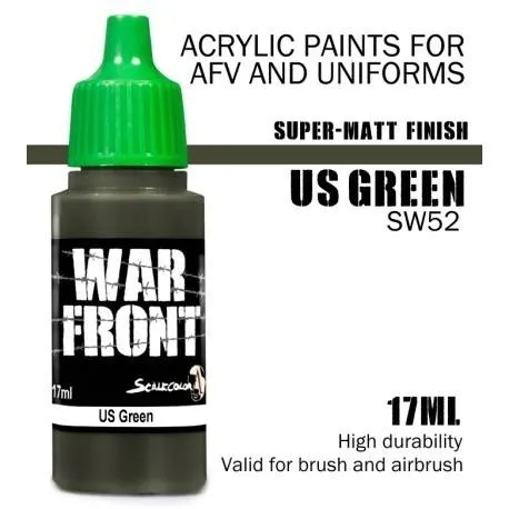 Scale 75: ScaleColor: WarFront - US Green - farba akrylowa 17 ml