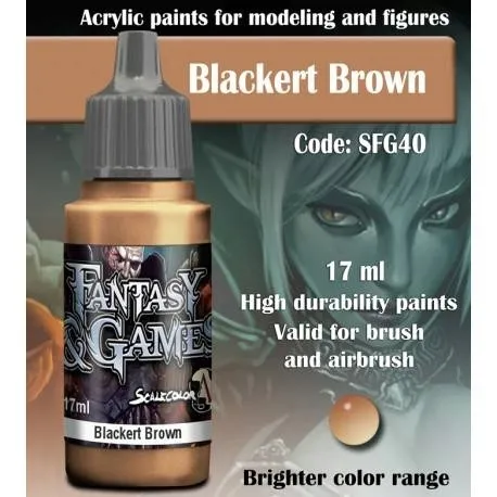 Scale75 - ScaleColor Fantasy & Games: Blackert Brown 17ml