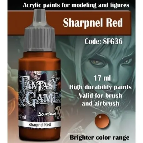 Scale75 - ScaleColor Fantasy & Games: Sharpnel Red 17ml