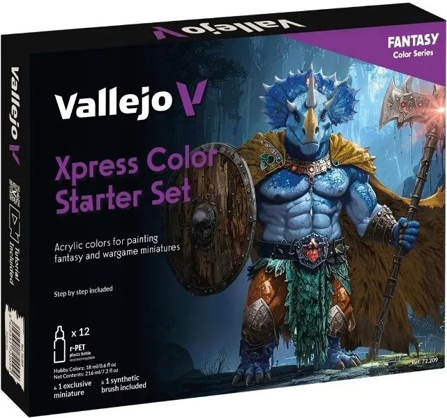 Zestaw Vallejo: Xpress Color - Starter Set 12x18 ml 72.209