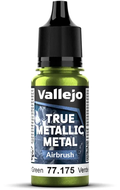 Vallejo 77175 True Metallic Metal 18ml Amber Green