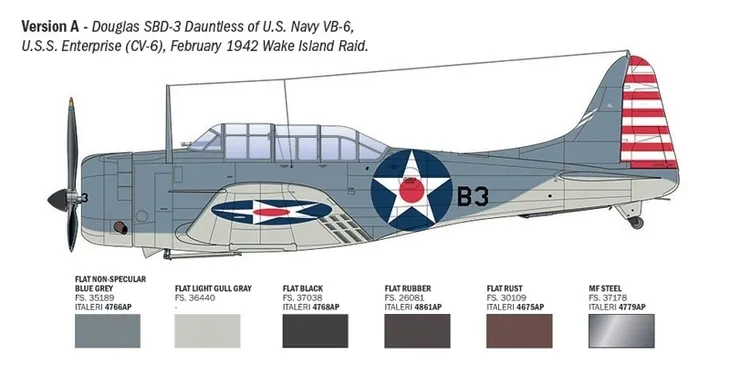 1-48-sbd-3-dauntless-model-samolotu-okres-ii-wojna-swiatowa