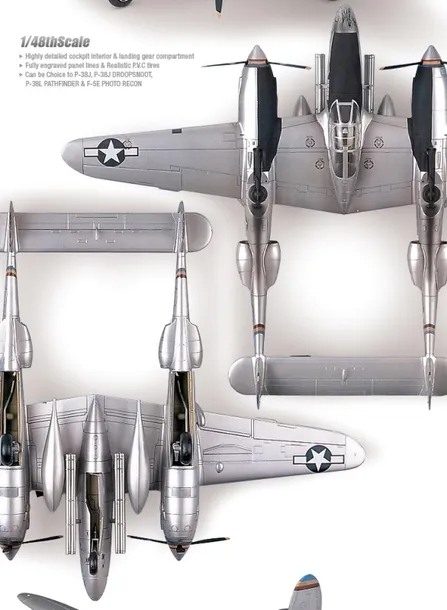 academy-12282-p-38-e-j-l-lighting-1-48-okres-ii-wojna-swiatowa