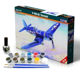 mistercraft-d-205-starter-set-f-4u-1a-corsair-1-72-farbki-2-pedzelki-klej