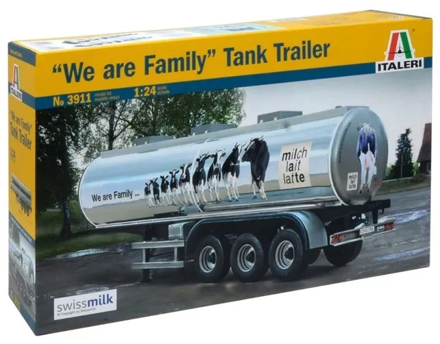 1:24 Naczepa ciężarówki - cysterna - Classic Tank Trailer We are family