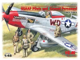 usaaf-pilots-and-ground-personnel-1941-45-3-pilots-2-mechanics-1-48