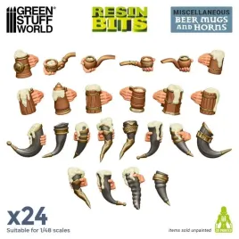 3d-printed-set-beer-mugs-and-horns-kufle-i-rogi-24-szt