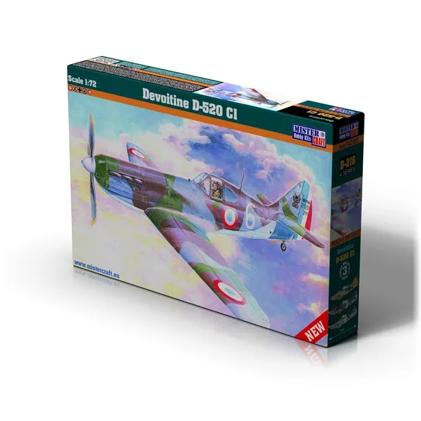 mistercraft-d-216-devoitine-d-520-cl-1-72-okres-ii-wojna-swiatowa