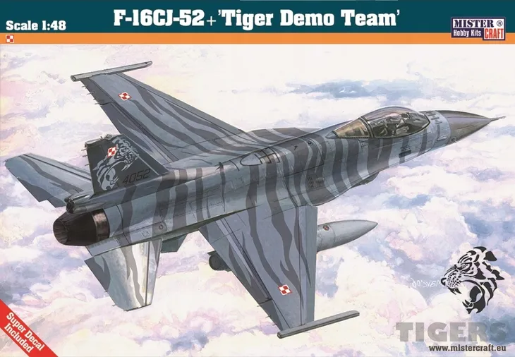 Polskie lotnictwo F-16 CJ-52 Tiger Demo Team 1:48
