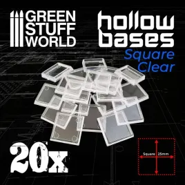 hollow-plastic-bases-transparent-podstawki-25mm