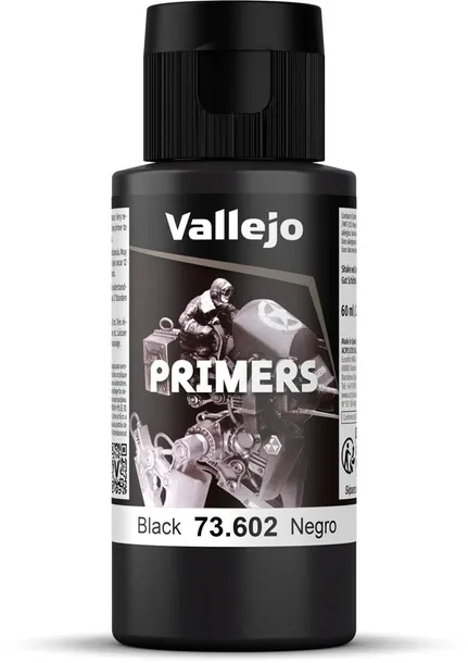 Vallejo 73602 Surface Primer 60 ml. Black podkład