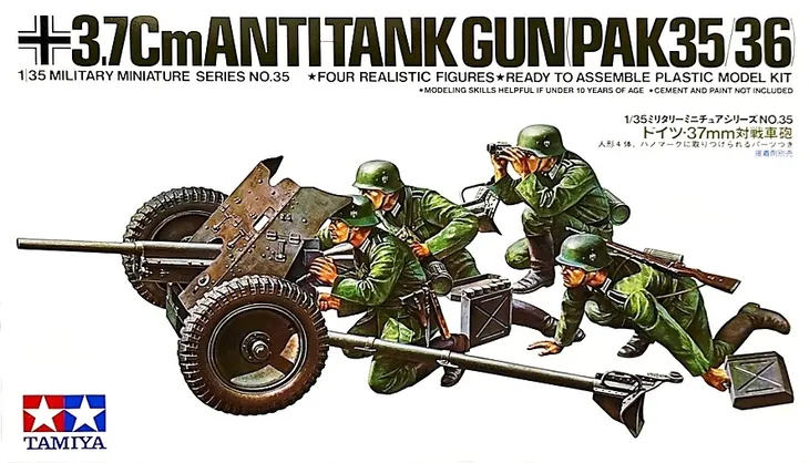 1:35 Tamiya 35035 Ger. 37mm Anti-tank