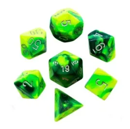 kosci-rpg-7-szt-pudelko-gemini-green-yellow