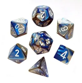 kosci-rpg-7-szt-chessex-gemini-blue-steel-w-white