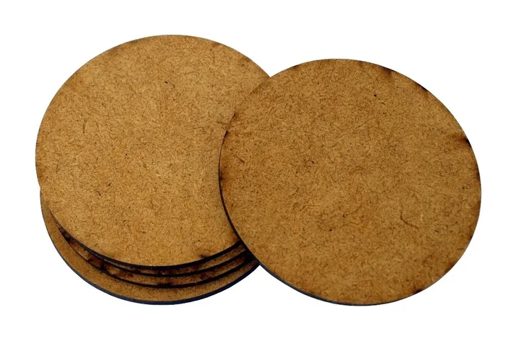 HDF MDF Bases 80 mm podstawki okrągłe 5 szt.