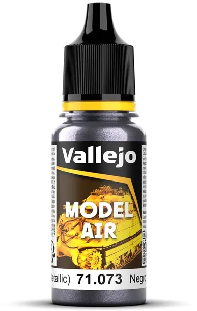 Vallejo 71073 Model Air 18ml Black Metal