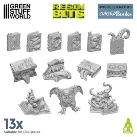 3d-printed-set-resin-cursed-books-przeklete-ksiegi-13-szt