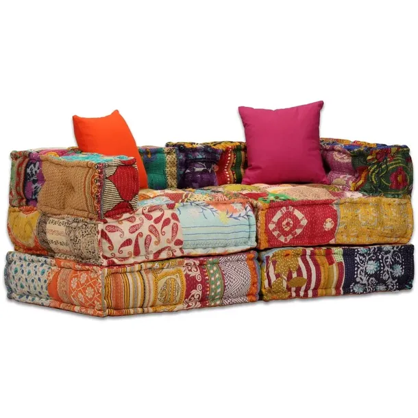 puf-modulowy-2-osobowy-patchwork-tkanina