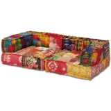 puf-modulowy-2-osobowy-patchwork-tkanina-stan-nowy