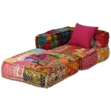puf-modulowy-2-osobowy-patchwork-tkanina-stan-nowy
