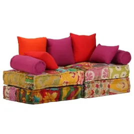 puf-modulowy-2-osobowy-patchwork-tkanina