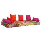 puf-modulowy-2-osobowy-patchwork-tkanina-stan-nowy