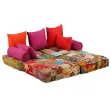 puf-modulowy-2-osobowy-patchwork-tkanina-stan-nowy