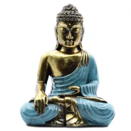 duza-statuetka-buddy-niebieskozielony-i-zloty-22-cm