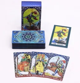 karty-tarota-z-niebieska-folia-i-przewodnikiem-mandala