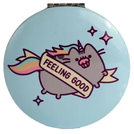 lusterko-skladane-kot-pusheen-pusheenicorn-blekitne