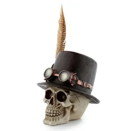 dekoracyjna-czaszka-w-stylu-steampunk-w-cylindrze-z-piorkiem