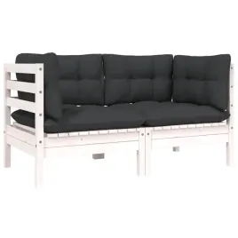 2-osobowa-sofa-ogrodowa-z-poduszkami-biale-drewno-sosnowe