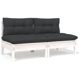 2-osobowa-sofa-ogrodowa-z-poduszkami-biala-drewno-sosnowe