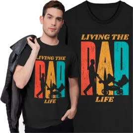 koszulka-meska-dzien-taty-ojca-prezent-living-the-dad-life