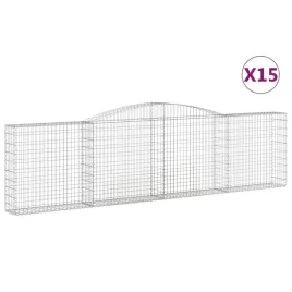 kosze-gabionowe-15-szt-400x30x100-120cm-galwanizowane-zelazo