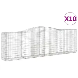 kosze-gabionowe-10-szt-400x50x120-140cm-galwanizowane-zelazo