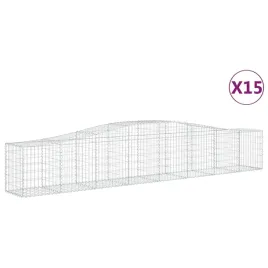 kosze-gabionowe-15-szt-400x50x60-80-cm-galwanizowane-zelazo
