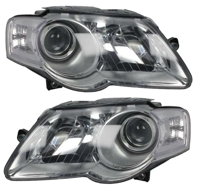 LAMPY VW PASSAT B6 2005-2011 REFLEKTORY KOMPLET LEWA + PRAWA + SILNICZKI