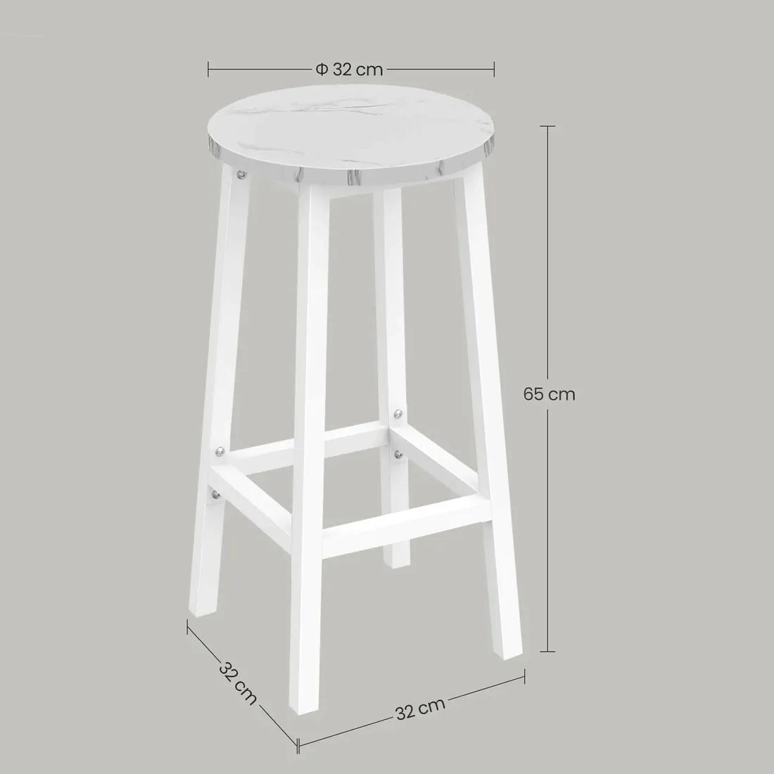 taboret-barowy-marmur-nogi-biale-stan-nowy