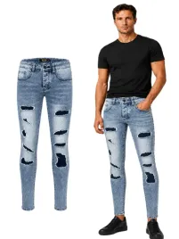 spodnie-jeansowe-z-przetarciami-meskie-niebieskie-slim-fit-klasyczne