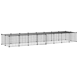 klatka-dla-zwierzat-z-bramka-36-paneli-czarna-35x35-cm-stal