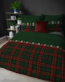 posciel-flanelowa-220x200-domki-swiateczne-zielen