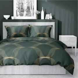 posciel-bawelna-satynowa-220x200-fale-zlote-butelkowa
