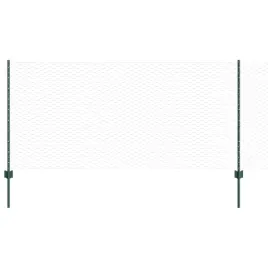 ogrodzenie-z-slupkami-zielony-1-x-100-m-stal