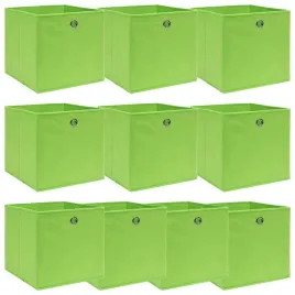 pudelka-10-szt-zielone-32x32x32-cm-tkanina