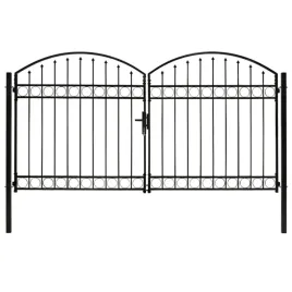 dwuskrzydlowa-brama-ogrodzeniowa-z-lukiem-stal-300x175-cm