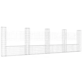 5-slupkow-gabionowych-u-ksztaltnych-500x20x150-cm-zelaznych