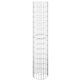 okragly-slup-gabionowy-galwanizowana-stal-o30x150-cm